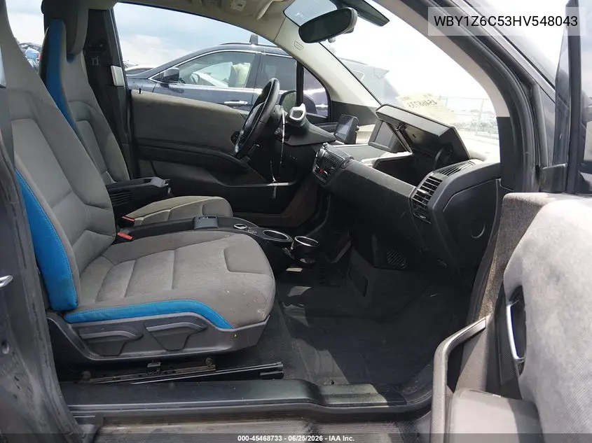 2017 BMW I3 94 Ah VIN: WBY1Z6C53HV548043 Lot: 45468733