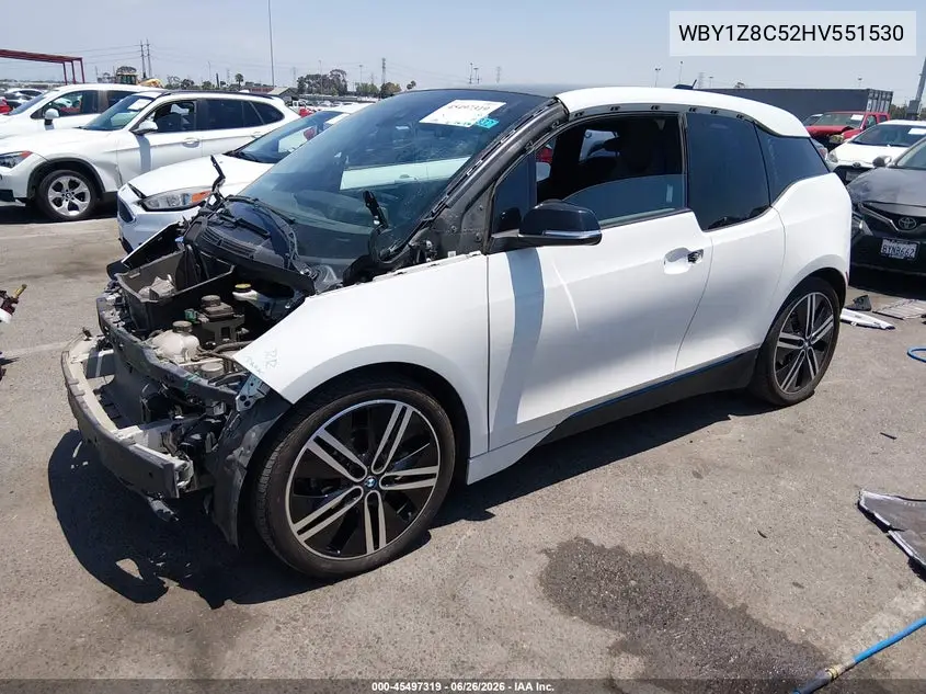 2017 BMW I3 94 Ah W/Range Extender VIN: WBY1Z8C52HV551530 Lot: 45497319
