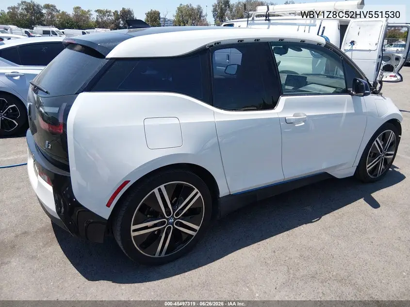 2017 BMW I3 94 Ah W/Range Extender VIN: WBY1Z8C52HV551530 Lot: 45497319
