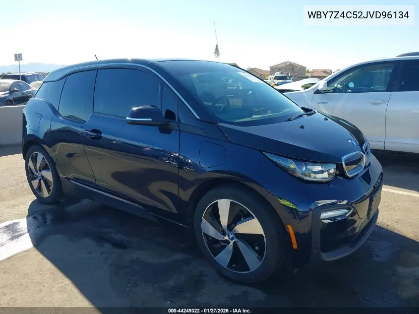 2018 BMW I3 94Ah W/Range Extender VIN: WBY7Z4C52JVD96134 Lot: 44249322