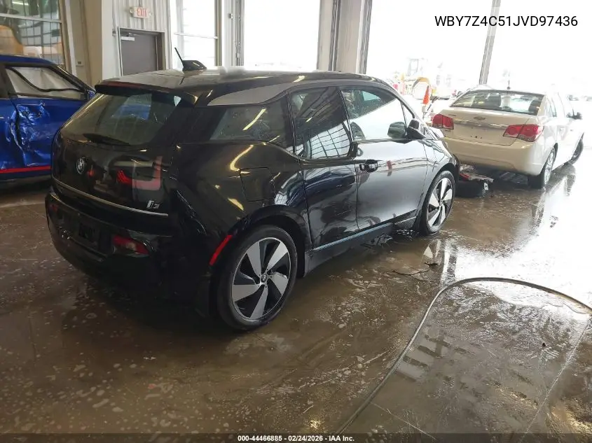 2018 BMW I3 94Ah W/Range Extender VIN: WBY7Z4C51JVD97436 Lot: 44466885