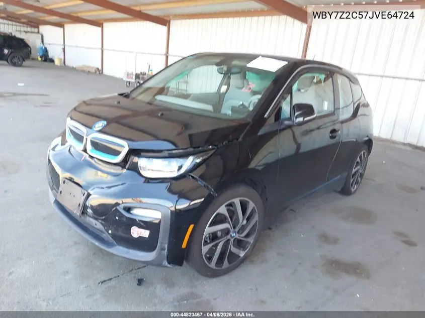 2018 BMW I3 94Ah VIN: WBY7Z2C57JVE64724 Lot: 44823467