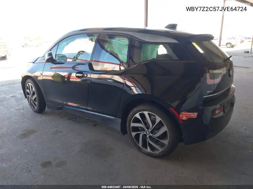 2018 BMW I3 94Ah VIN: WBY7Z2C57JVE64724 Lot: 44823467