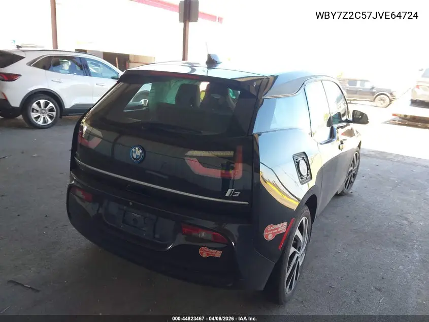2018 BMW I3 94Ah VIN: WBY7Z2C57JVE64724 Lot: 44823467