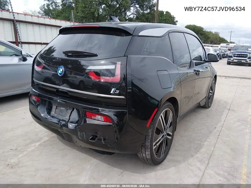 2018 BMW I3 94Ah W/Range Extender VIN: WBY7Z4C57JVD96534 Lot: 45200130