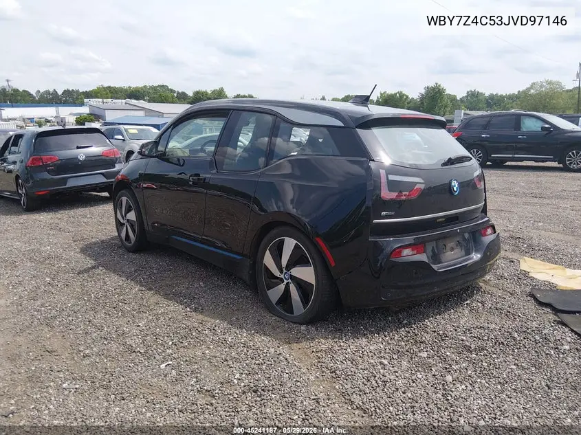 2018 BMW I3 94Ah W/Range Extender VIN: WBY7Z4C53JVD97146 Lot: 45241187