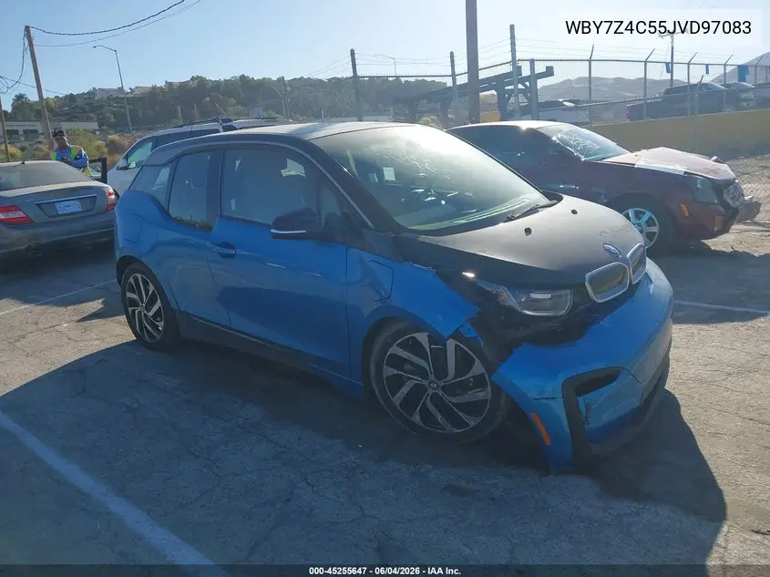 2018 BMW I3 94Ah W/Range Extender VIN: WBY7Z4C55JVD97083 Lot: 45255647