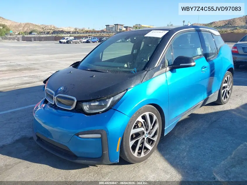 2018 BMW I3 94Ah W/Range Extender VIN: WBY7Z4C55JVD97083 Lot: 45255647
