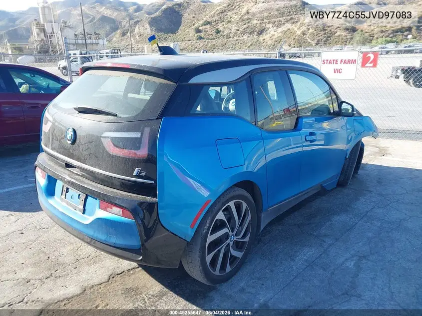2018 BMW I3 94Ah W/Range Extender VIN: WBY7Z4C55JVD97083 Lot: 45255647
