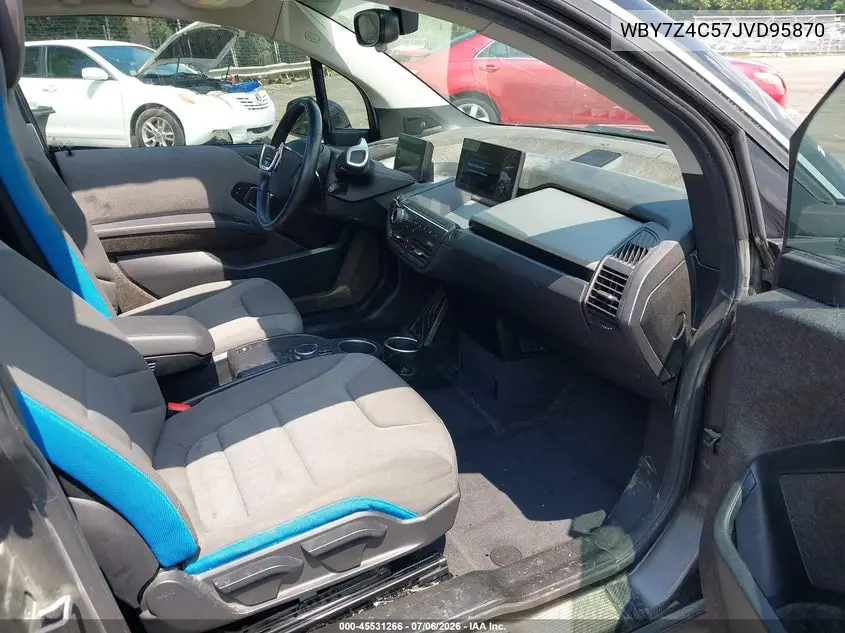 2018 BMW I3 94Ah W/Range Extender VIN: WBY7Z4C57JVD95870 Lot: 45531266