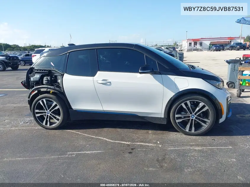 2018 BMW I3S 94Ah W/Range Extender VIN: WBY7Z8C59JVB87531 Lot: 45558379
