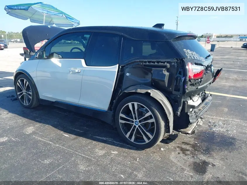 2018 BMW I3S 94Ah W/Range Extender VIN: WBY7Z8C59JVB87531 Lot: 45558379