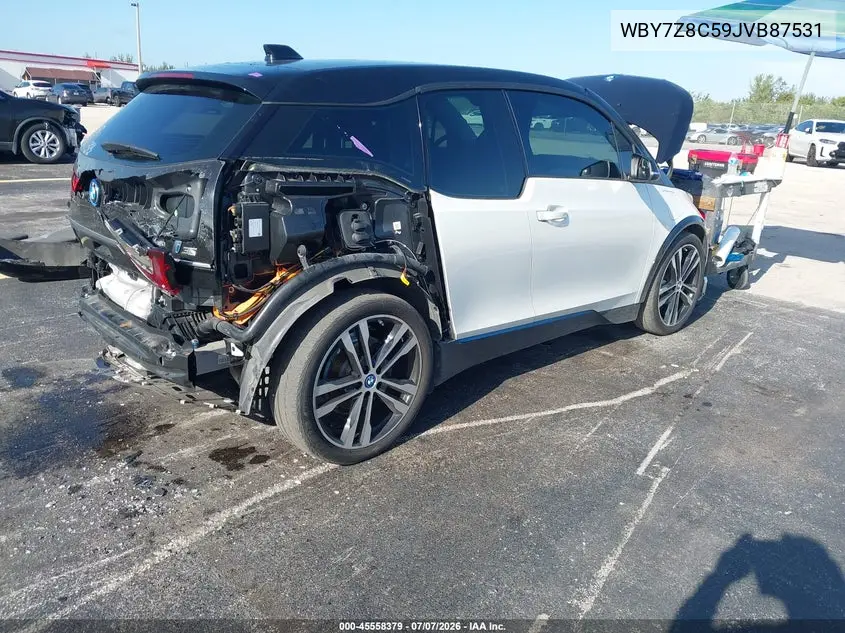 2018 BMW I3S 94Ah W/Range Extender VIN: WBY7Z8C59JVB87531 Lot: 45558379