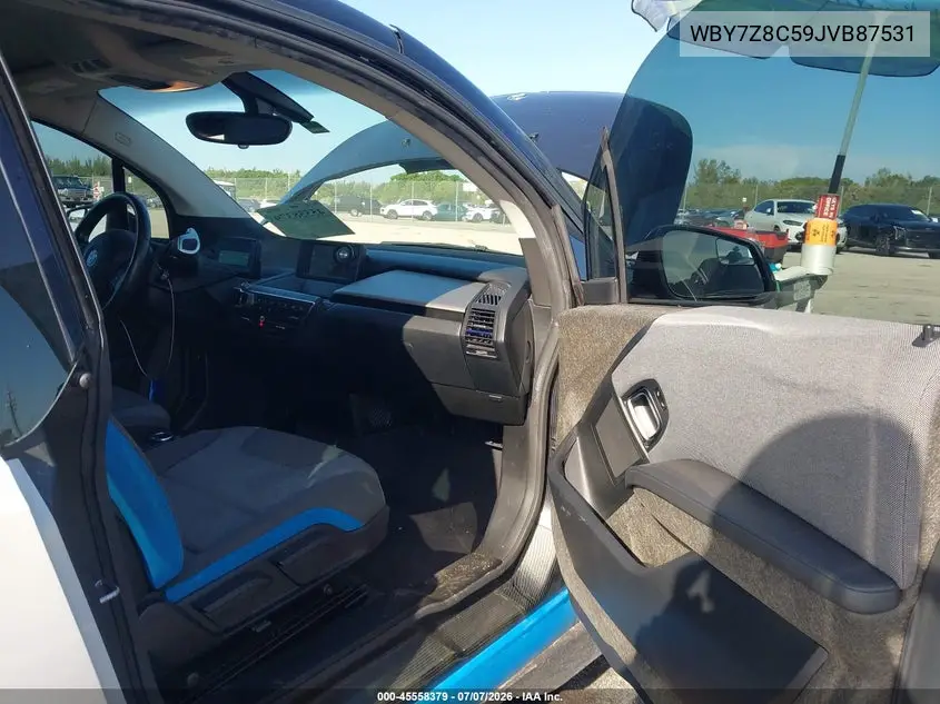 2018 BMW I3S 94Ah W/Range Extender VIN: WBY7Z8C59JVB87531 Lot: 45558379