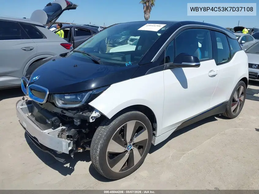 2019 BMW I3 120Ah W/Range Extender VIN: WBY8P4C53K7D37108 Lot: 45044206