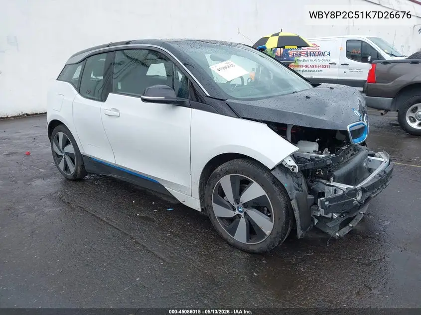 2019 BMW I3 120Ah VIN: WBY8P2C51K7D26676 Lot: 45086015