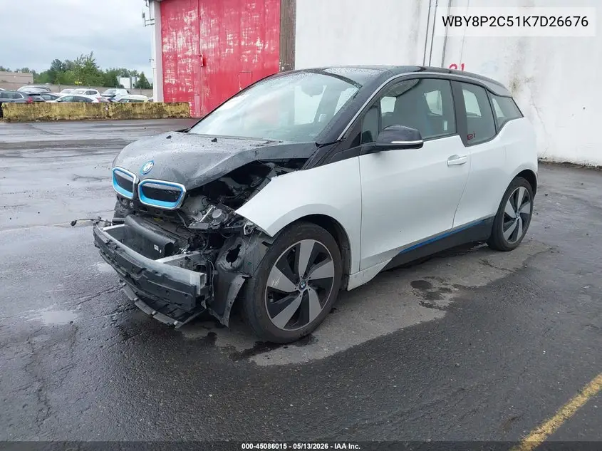 2019 BMW I3 120Ah VIN: WBY8P2C51K7D26676 Lot: 45086015