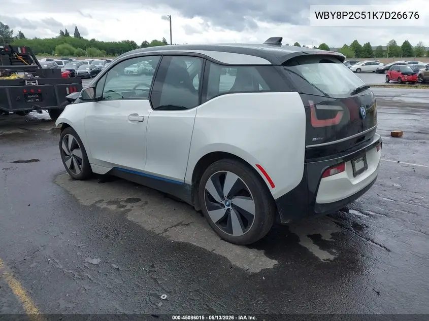 2019 BMW I3 120Ah VIN: WBY8P2C51K7D26676 Lot: 45086015