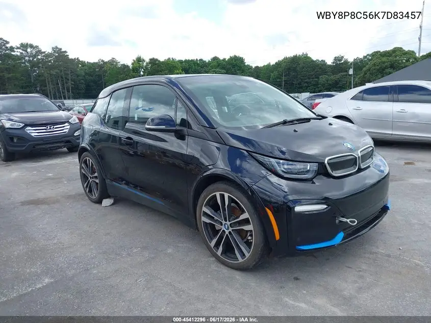 2019 BMW I3S 120Ah W/Range Extender VIN: WBY8P8C56K7D83457 Lot: 45412296