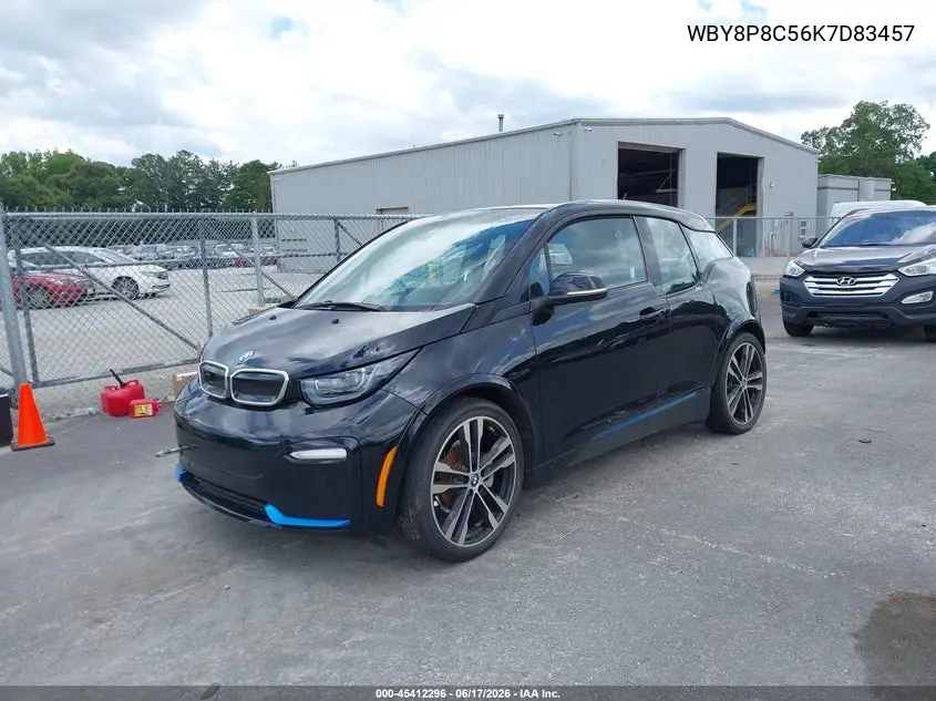 2019 BMW I3S 120Ah W/Range Extender VIN: WBY8P8C56K7D83457 Lot: 45412296