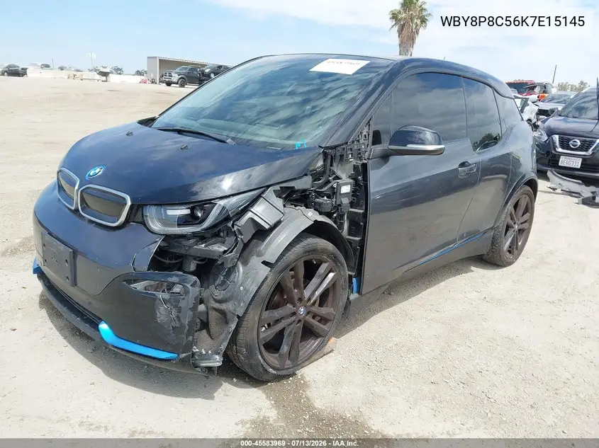 2019 BMW I3S 120Ah W/Range Extender VIN: WBY8P8C56K7E15145 Lot: 45583969