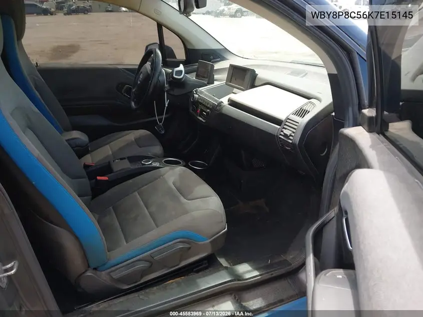2019 BMW I3S 120Ah W/Range Extender VIN: WBY8P8C56K7E15145 Lot: 45583969