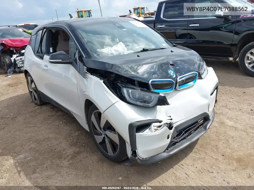 2020 BMW I3 120Ah W/Range Extender VIN: WBY8P4C07L7G88562 Lot: 45292367