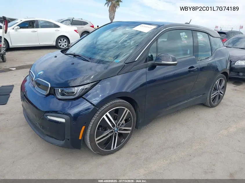 2020 BMW I3 120Ah VIN: WBY8P2C01L7G74189 Lot: 45595525