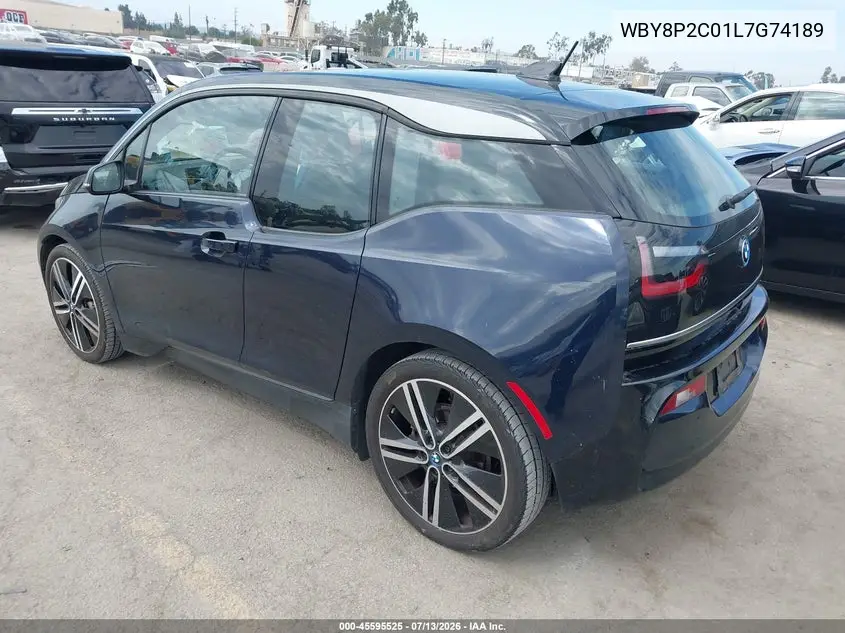 2020 BMW I3 120Ah VIN: WBY8P2C01L7G74189 Lot: 45595525
