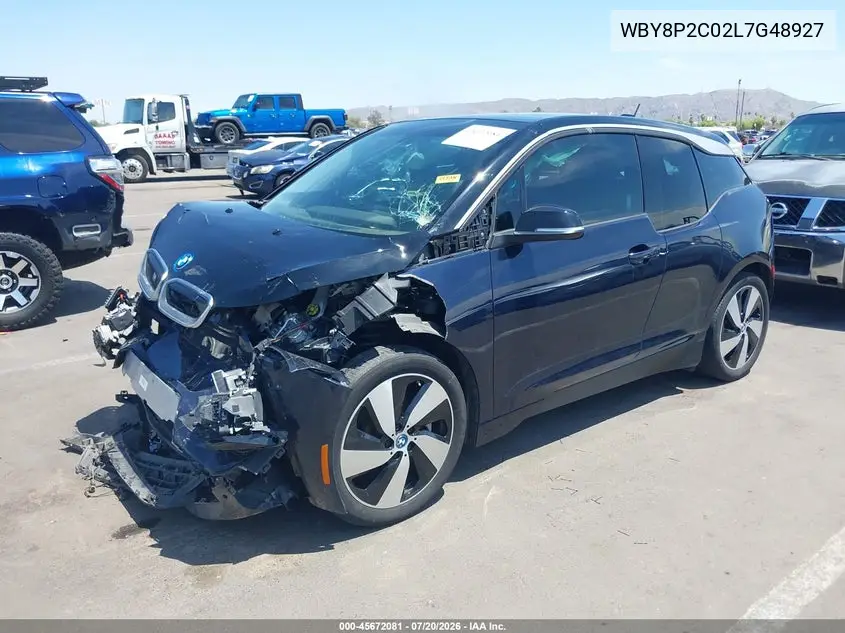 2020 BMW I3 120Ah VIN: WBY8P2C02L7G48927 Lot: 45672081
