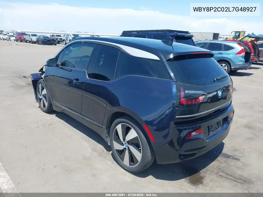 2020 BMW I3 120Ah VIN: WBY8P2C02L7G48927 Lot: 45672081