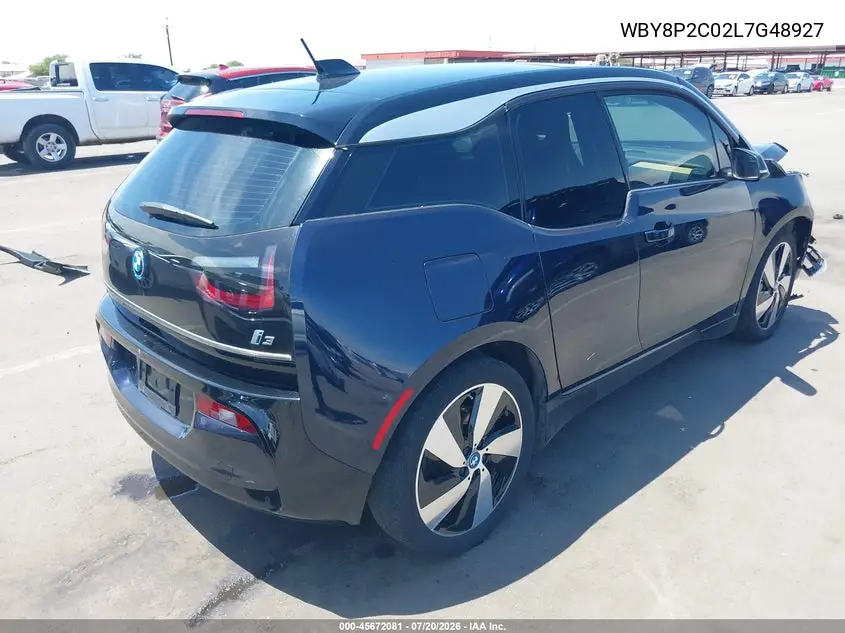 2020 BMW I3 120Ah VIN: WBY8P2C02L7G48927 Lot: 45672081