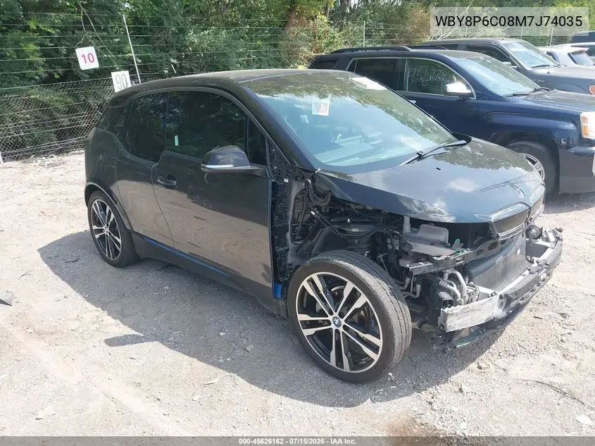 2021 BMW I3S 120Ah VIN: WBY8P6C08M7J74035 Lot: 45626162