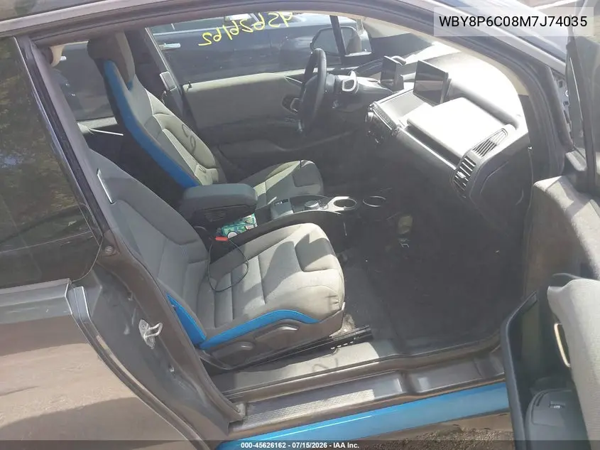 2021 BMW I3S 120Ah VIN: WBY8P6C08M7J74035 Lot: 45626162