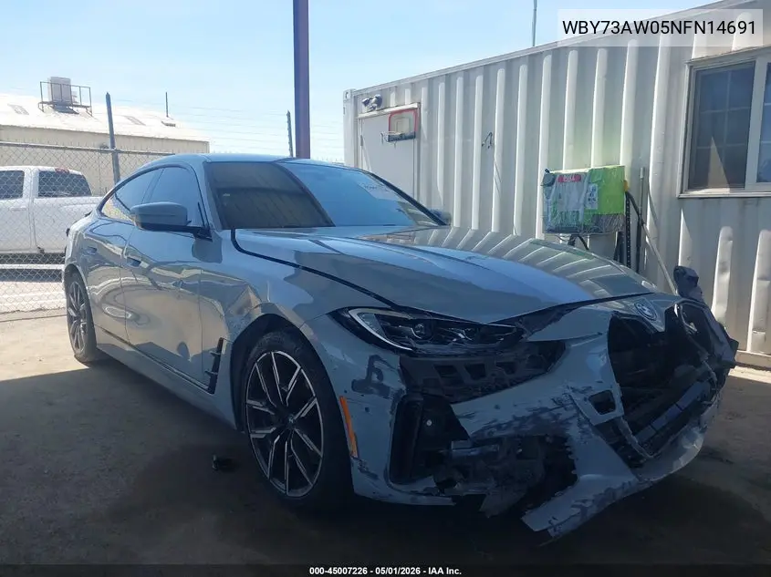 2022 BMW I4 Edrive40 VIN: WBY73AW05NFN14691 Lot: 45007226
