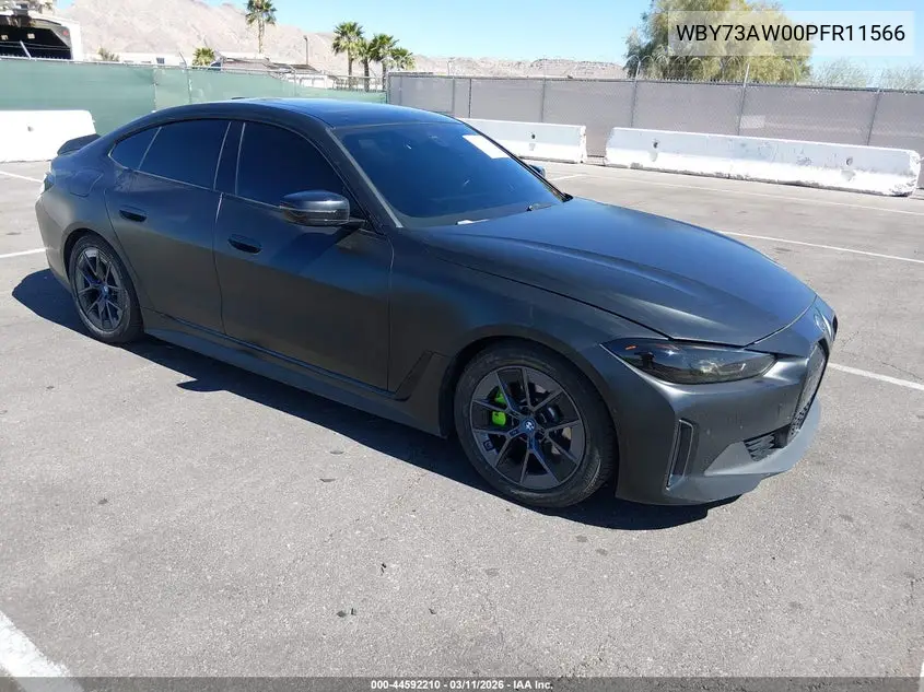 2023 BMW I4 Edrive40 VIN: WBY73AW00PFR11566 Lot: 44592210