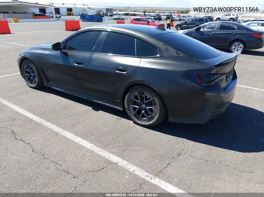 2023 BMW I4 Edrive40 VIN: WBY73AW00PFR11566 Lot: 44592210