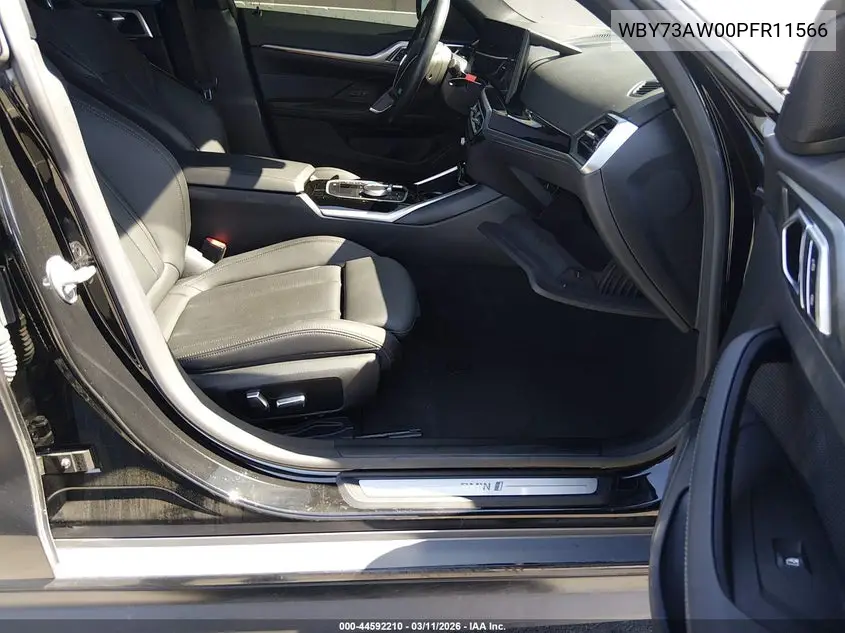 2023 BMW I4 Edrive40 VIN: WBY73AW00PFR11566 Lot: 44592210