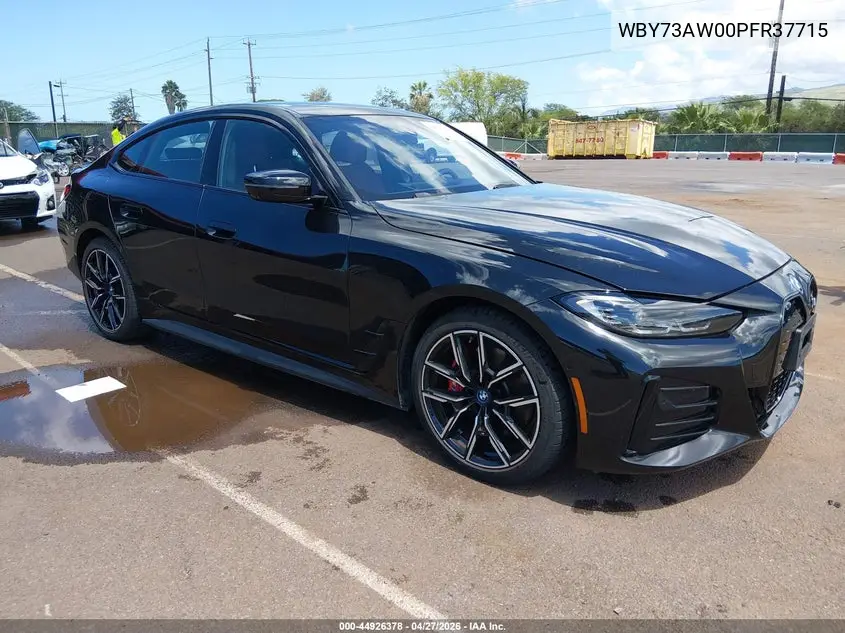 2023 BMW I4 Edrive40 VIN: WBY73AW00PFR37715 Lot: 44926378