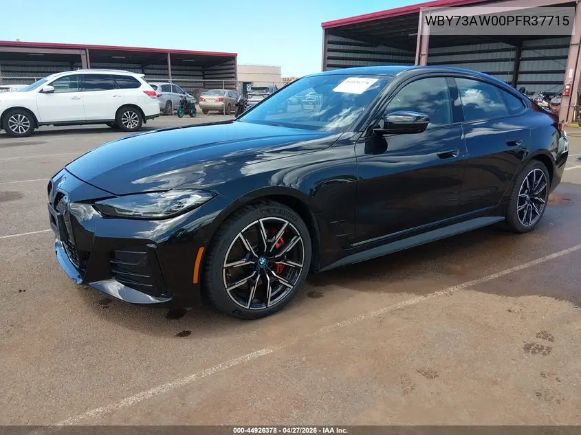 2023 BMW I4 Edrive40 VIN: WBY73AW00PFR37715 Lot: 44926378