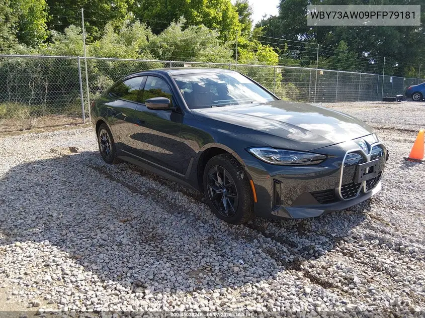 2023 BMW I4 Edrive40 VIN: WBY73AW09PFP79181 Lot: 45038246