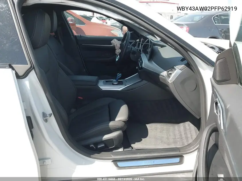 2023 BMW I4 Edrive35 VIN: WBY43AW02PFP62919 Lot: 45116655