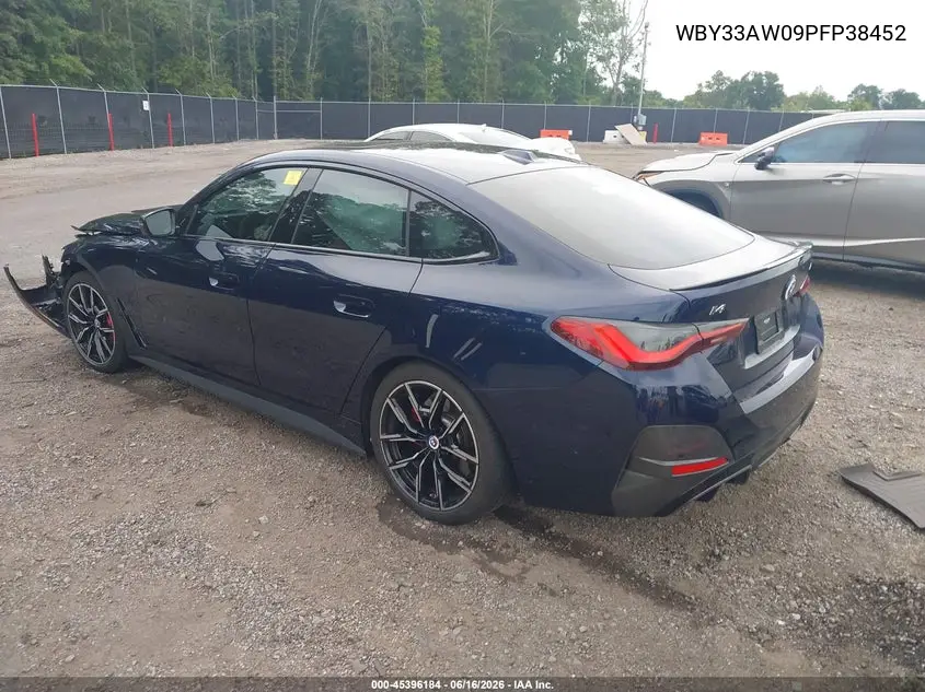 2023 BMW I4 M50 VIN: WBY33AW09PFP38452 Lot: 45396184