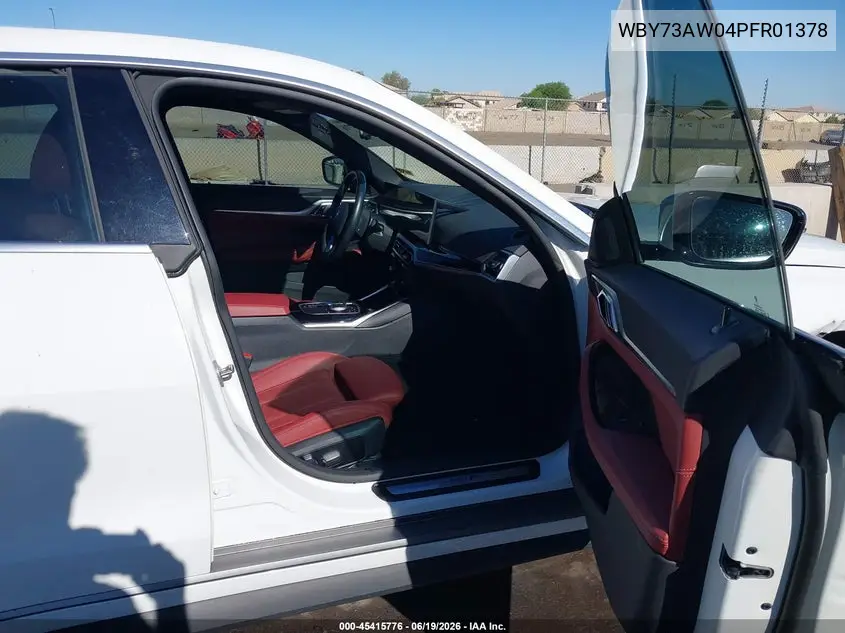2023 BMW I4 Edrive40 VIN: WBY73AW04PFR01378 Lot: 45415776