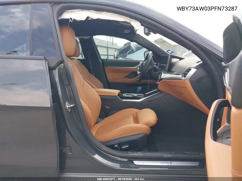 2023 BMW I4 Edrive40 VIN: WBY73AW03PFN73287 Lot: 45423271