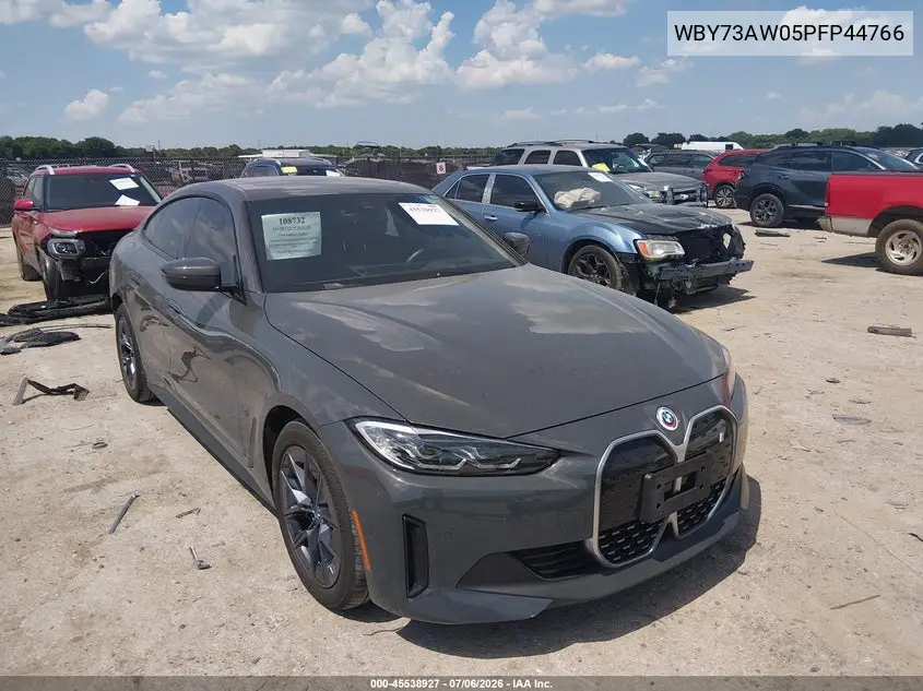 2023 BMW I4 Edrive40 VIN: WBY73AW05PFP44766 Lot: 45538927