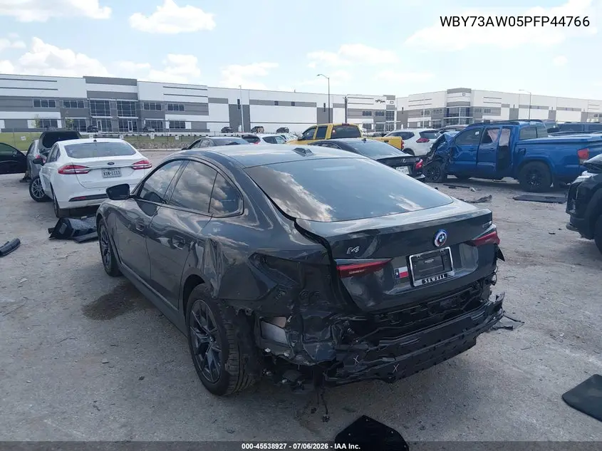 2023 BMW I4 Edrive40 VIN: WBY73AW05PFP44766 Lot: 45538927