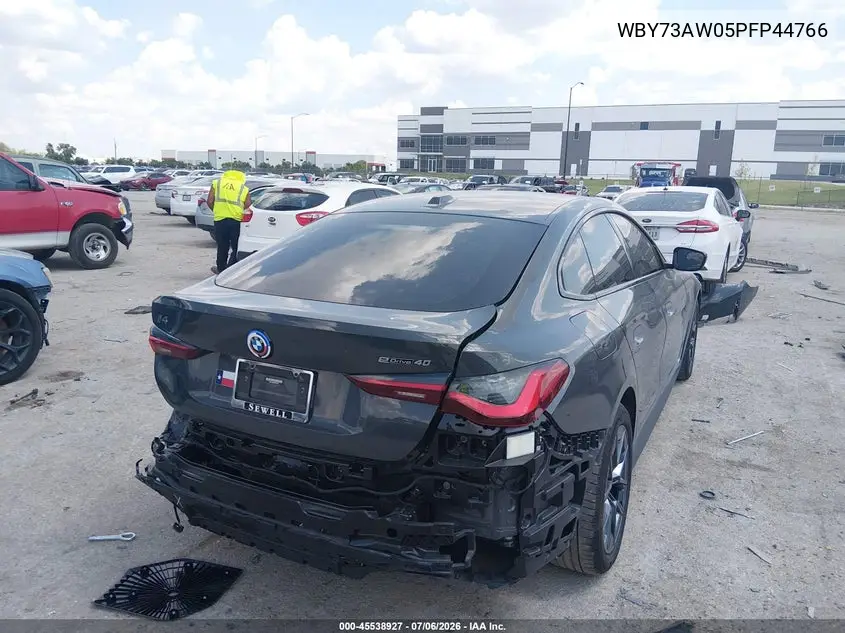 2023 BMW I4 Edrive40 VIN: WBY73AW05PFP44766 Lot: 45538927