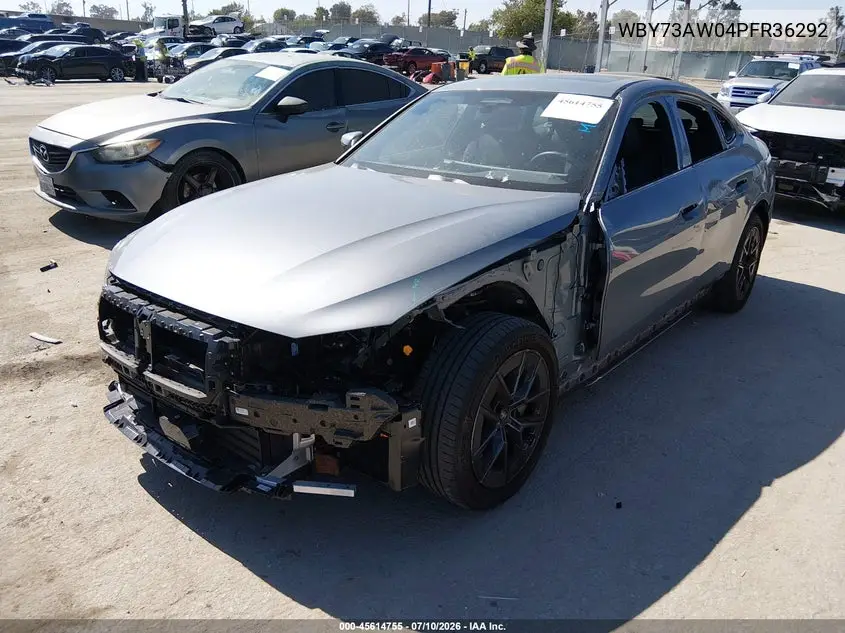 2023 BMW I4 Edrive40 VIN: WBY73AW04PFR36292 Lot: 45614755