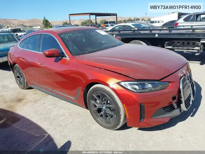 2023 BMW I4 Edrive40 VIN: WBY73AW01PFR14900 Lot: 45629310
